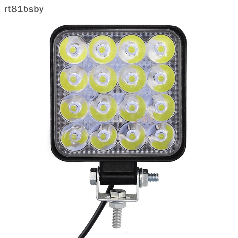 Đèn LED Trợ Sáng Hình Vuông 48W 12V 24V Dành Cho Ô Tô / Xe Tải Vn