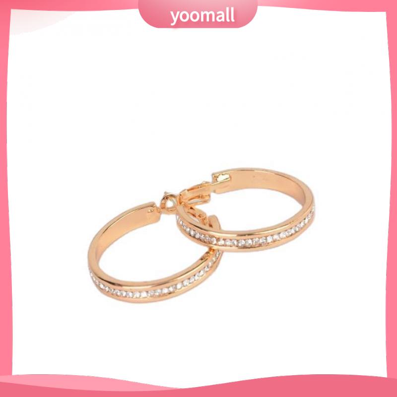 Bông Tai Hình Tròn Cỡ Lớn Thiết Kế Đơn Giản Cá Tính