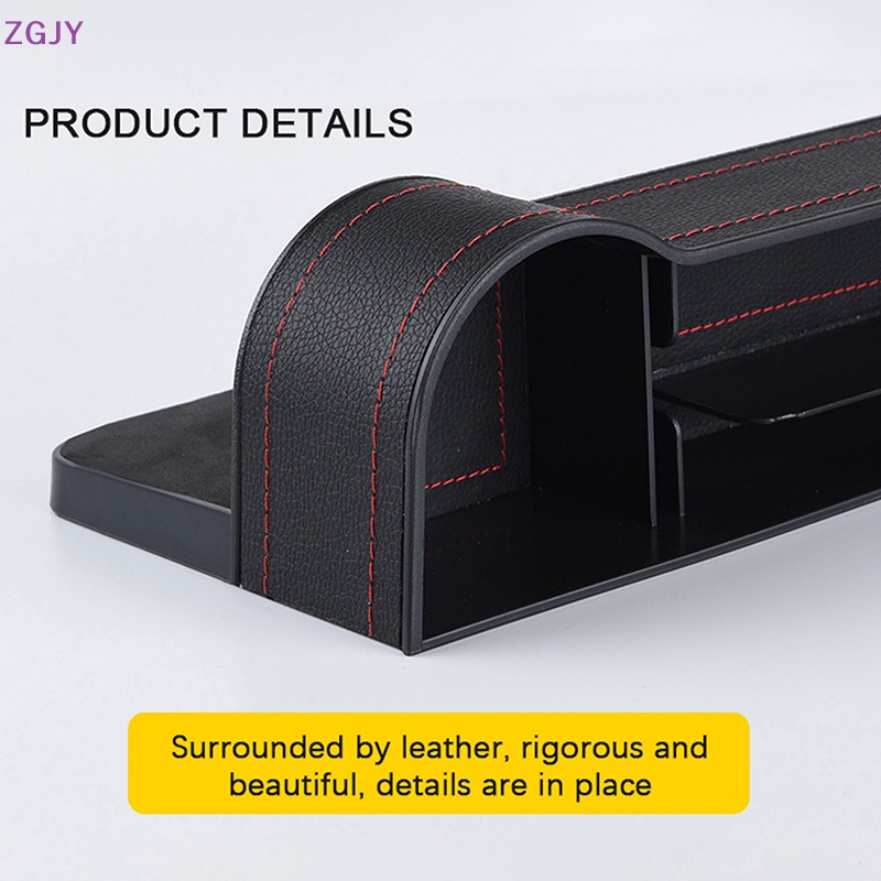 Hộp Da Đựng Cốc / Thẻ / Điện Thoại Chống Rò Rỉ Thông Dụng Gắn Khe Hở Ghế Ngồi Xe Hơi Mới