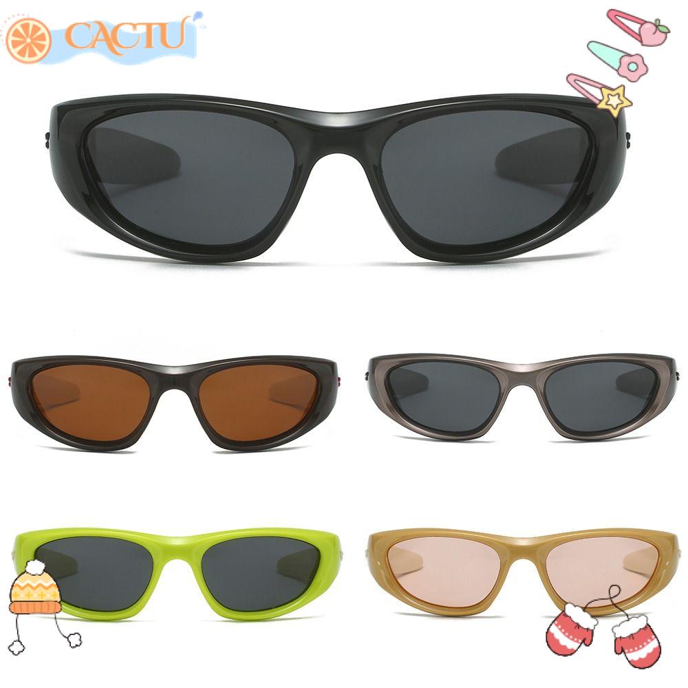 CACTU Kính Râm Mắt Mèo Phong Cách Punk Cổ Điển