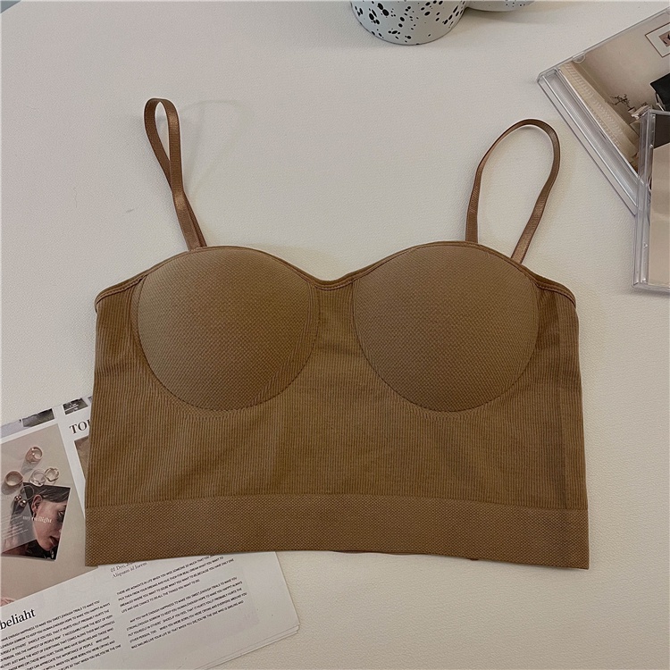 Áo Hai Dây Dáng Ngắn Thời Trang Hàn Quốc Cho Nữ