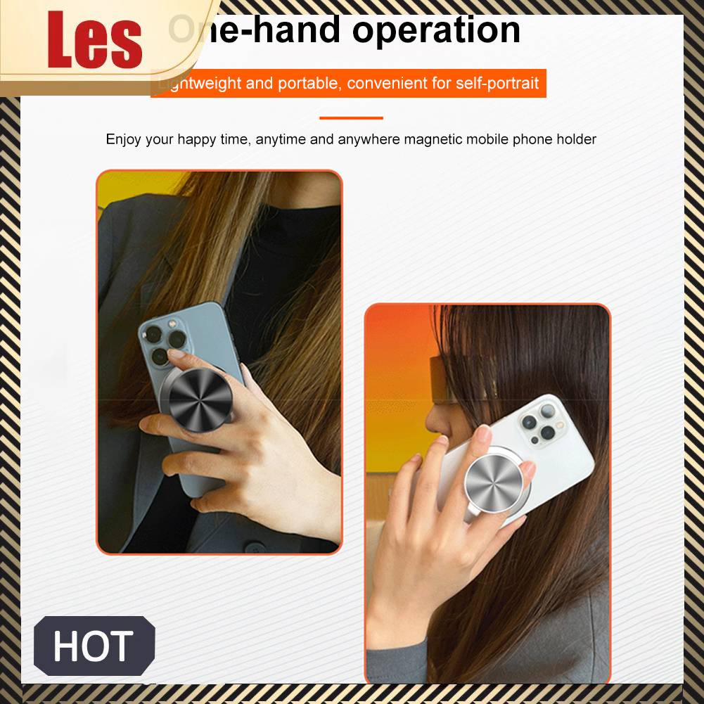 Giá Đỡ Điện Thoại Dạng Nhẫn Đeo Ngón Tay Từ Tính Tiện Dụng Cho lphone14 / 13 / 12