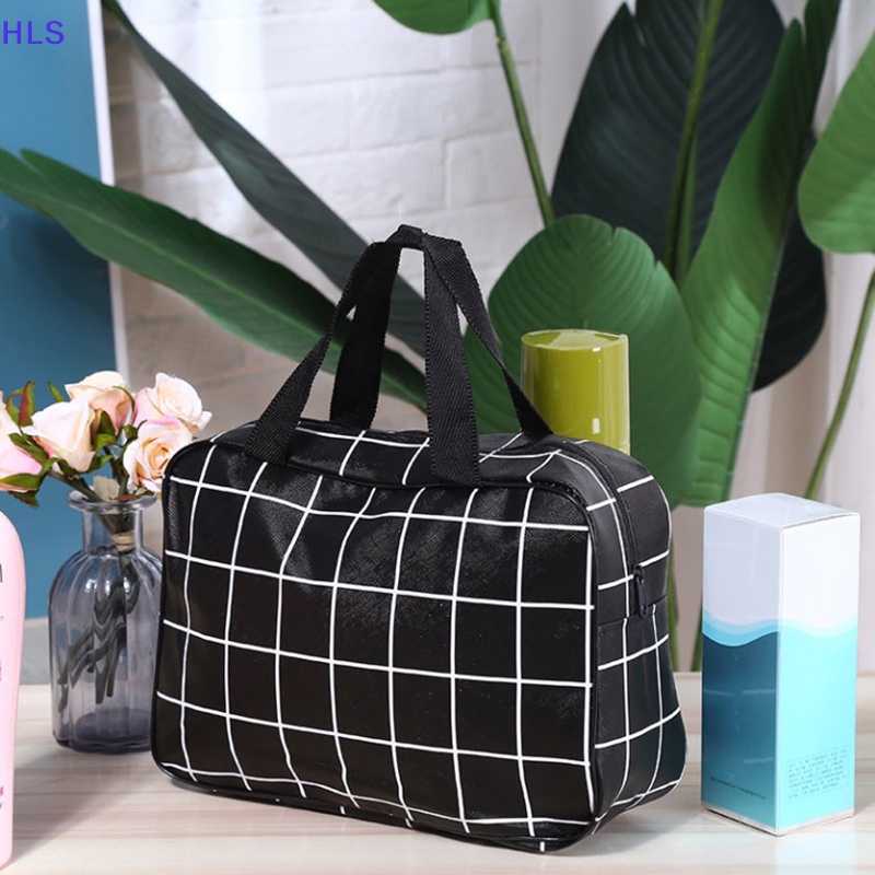 [HLS] Túi Tote Đựng Mỹ Phẩm / Đồ Vệ Sinh Cá Nhân Du Lịch Thời Trang Có Móc Treo Phòng Tắm Cho Nữ