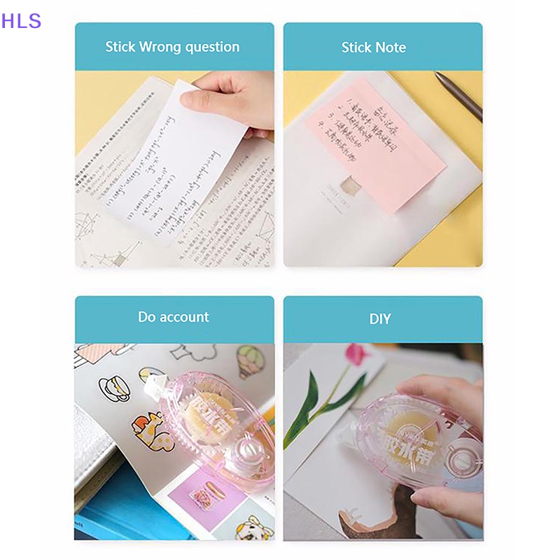 Cuộn Băng Keo Hai Mặt 3 Kích Thước Họa Tiết Chấm Bi Dùng Trang Trí Album Ảnh / Văn Phòng / Trường Học DIY