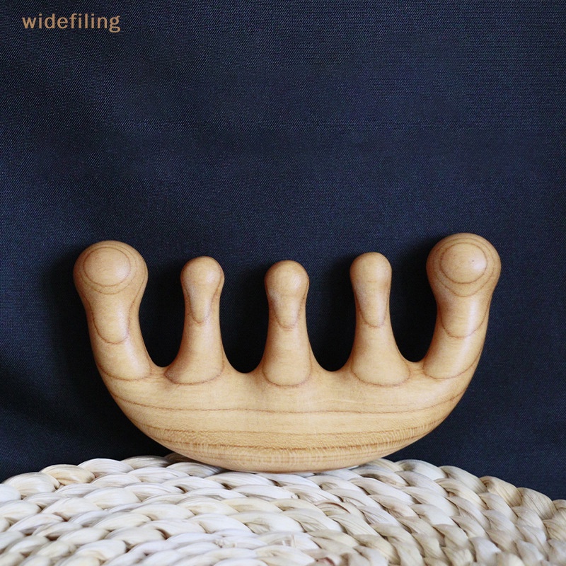 1 Lược Chải Tóc Mát Xa Da Đầu Bằng Gỗ Gụ Mahogany Năm Răng Thư Giãn Chống Tĩnh Điện
