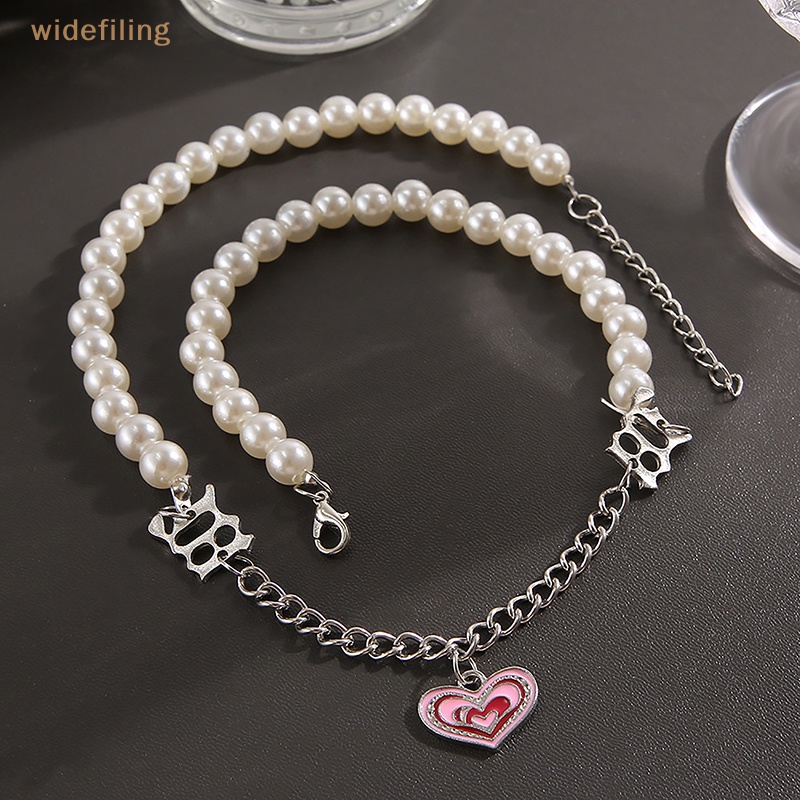 Vòng cổ Mặt Hình Đầu Lâu Đính Ngọc Trai Phong Cách Hip Hop Y2K