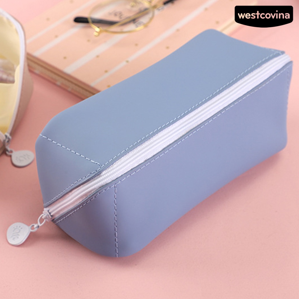 [WSTN] [WSTN]✎Túi Đựng Bút Chì Sức Chứa Lớn Có Khóa Kéo Bề Mặt Mịn Chống Mài Mòn Có Thể Tái Sử Dụng