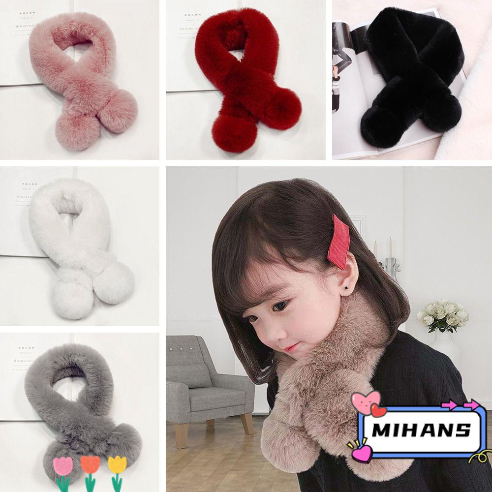 MIH Khăn Choàng Lông Giả Chống Gió Cho Bé