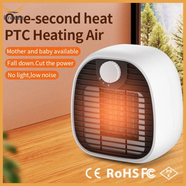 Quạt Sưởi Điện Mini 3600Rpm 3 Mức Độ 36db Tiếng Ồn Thấp Nhỏ Gọn Không Gây Tiếng Ồn