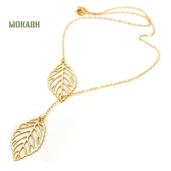 Vòng Cổ Choker Họa Tiết Chiếc Lá Thời Trang