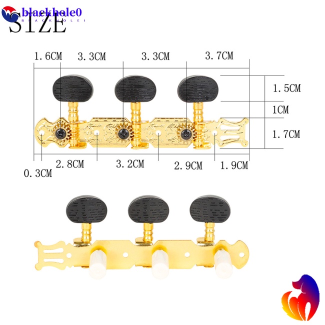 Bộ 2 Núm Vặn Điều Chỉnh Dây Đàn Guitar Bằng Đồng Với Ốc Vít Tiện Dụng