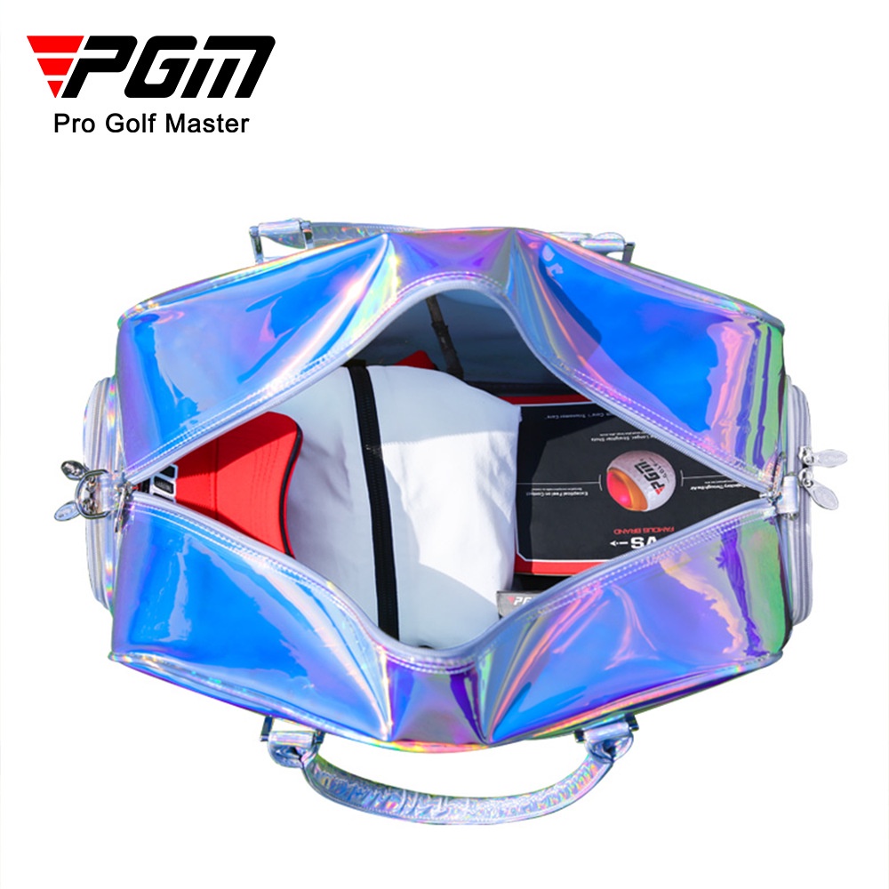 PGM Deluxe Golf Túi đựng giày nữ Lưới màu đỏ đầy màu sắc Túi quần áo không thấm nước Túi chơi gôn lớn YWB026