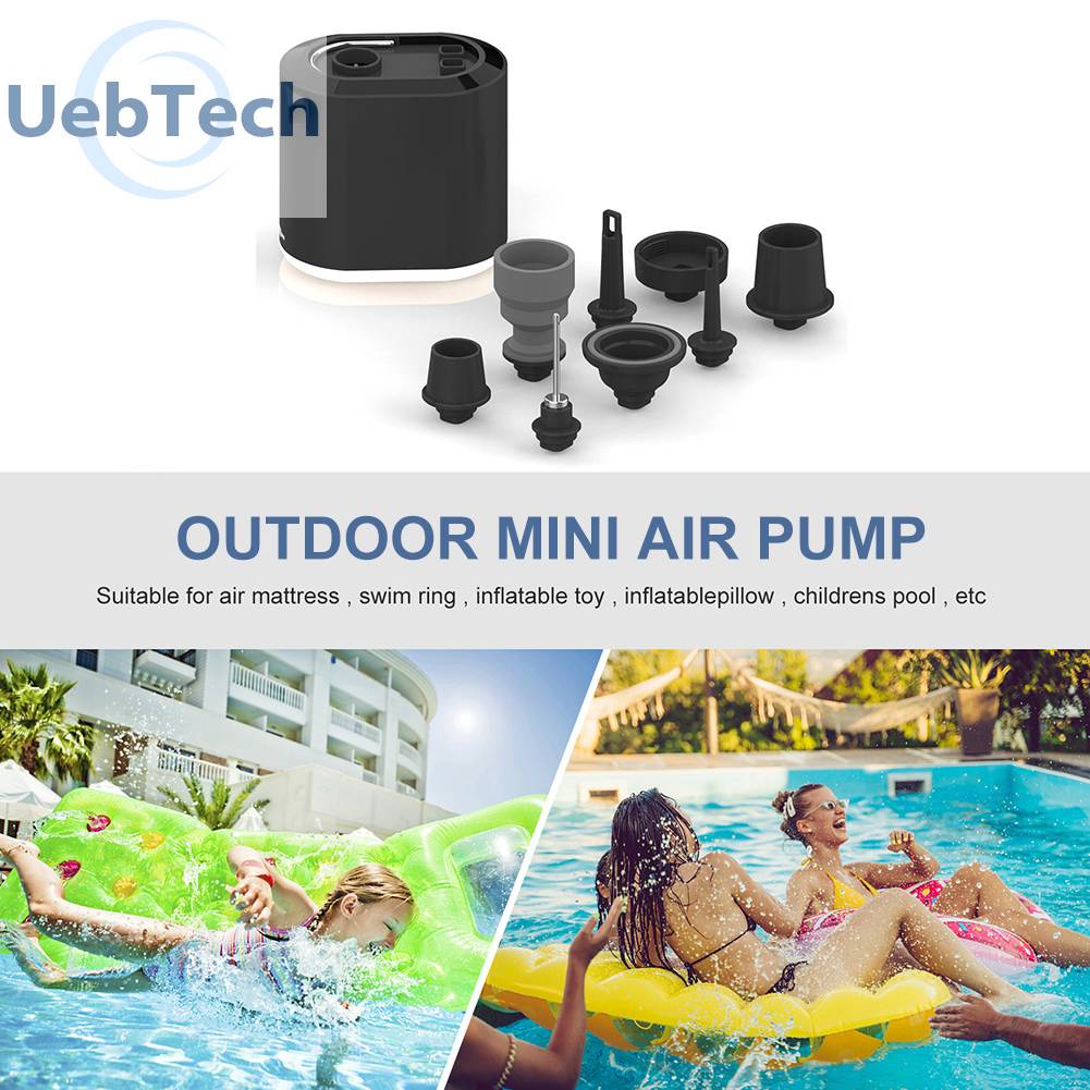 Máy Bơm Khí 3600mA Chống Thấm Nước Cho Thuyền Cao Su