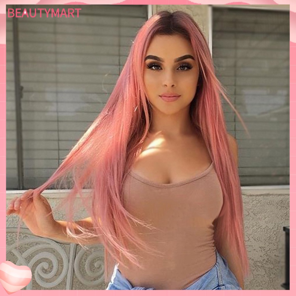 Tóc Giả Thẳng Dài Bằng Sợi Tổng Hợp Chịu Nhiệt Dành Cho Nữ