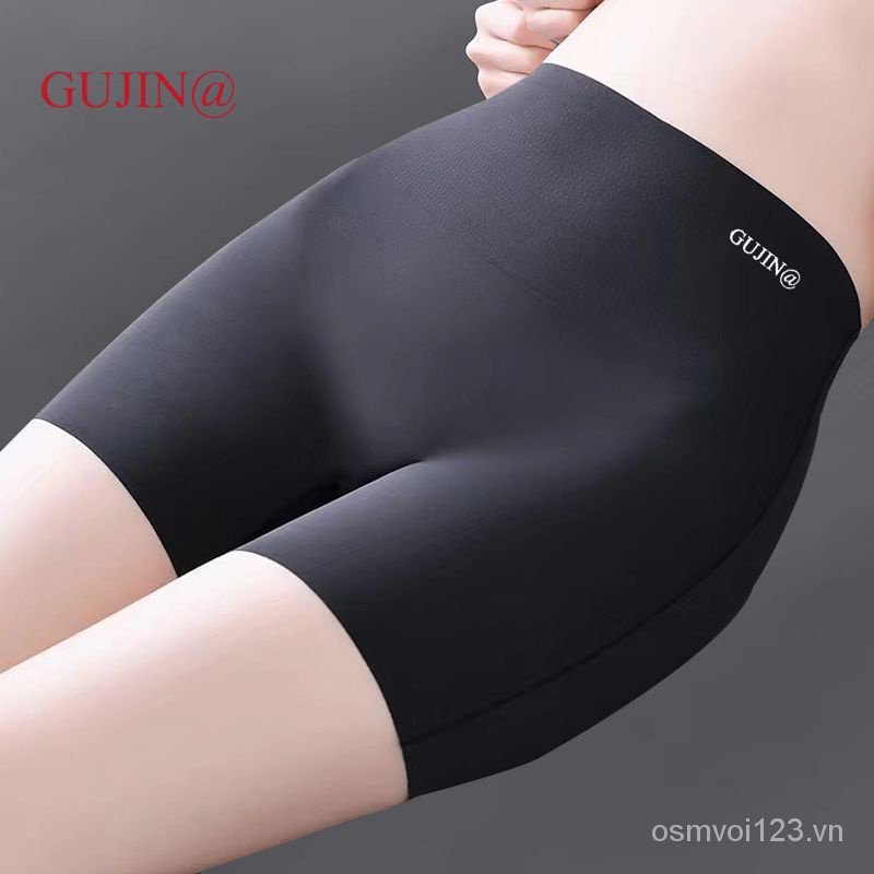 Hàng Có Sẵn Quần Lót Eo Cao Không Đường May Vải Lụa Lạnh Chống Lộ Viền May Hiện Đại Cổ Điển Mùa Hè Cho Nữ