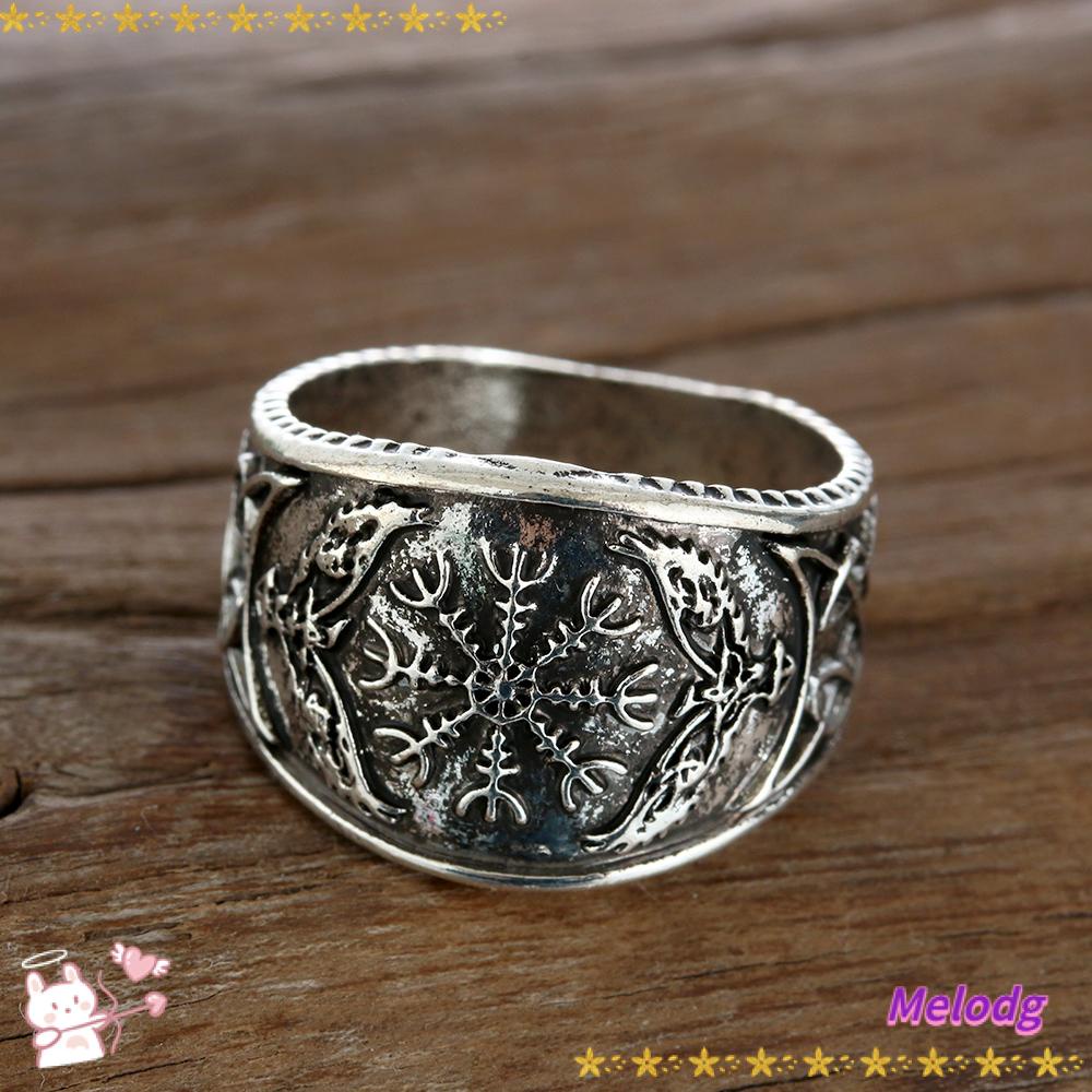 MELODG Nhẫn Hình Đại Bàng Thời Trang Hip Hop Gothic Celtic