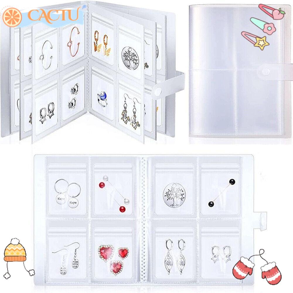 CACTU Túi Zip Đựng Trang Sức Bằng Nhựa PVC 84 / 160 Ô Xi Hóa Tiện Dụng