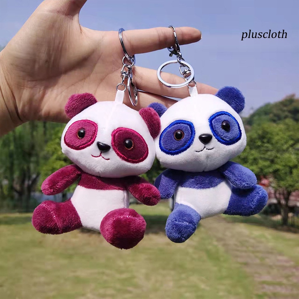 Móc Khóa Gấu Trúc Nhồi Bông Mềm Mại Dễ Thương