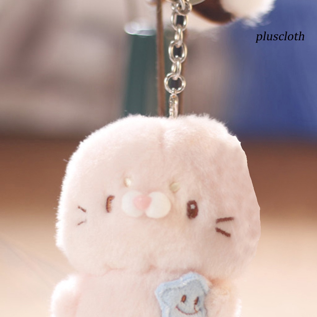 Đồ chơi nhồi bông Hình Sư Tử Biển Hoạt Hình 12cm Trang Trí Ba Lô