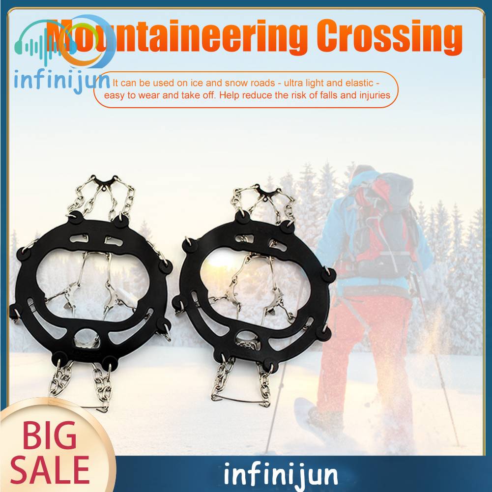 Vỏ Bọc Giày Đi Tuyết / Leo Núi / Đinh Tán 10 Đinh Tán Tiện Dụng