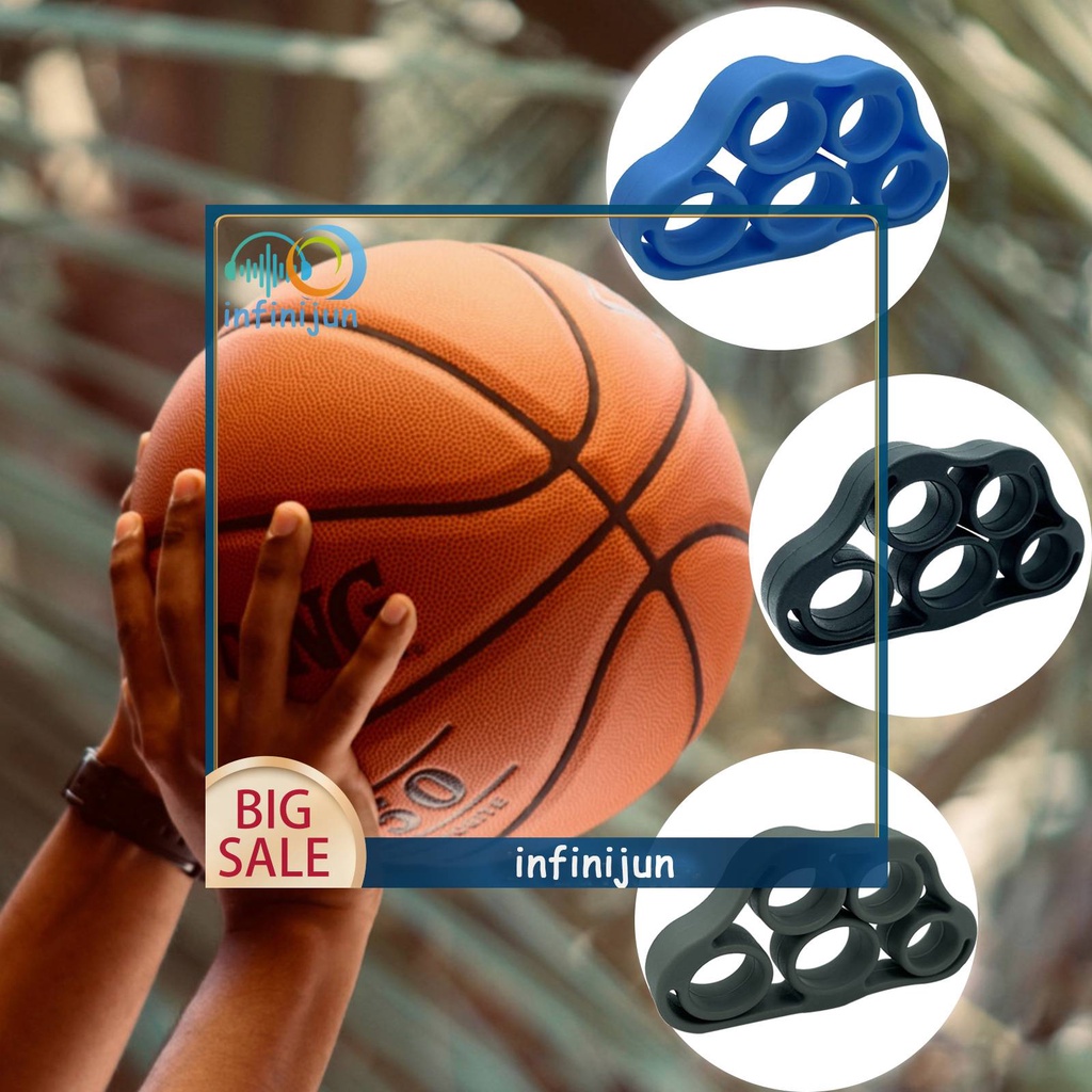 Set 3 Vòng Silicone Đeo Ngón Tay Tập Phục Hồi Chức Năng