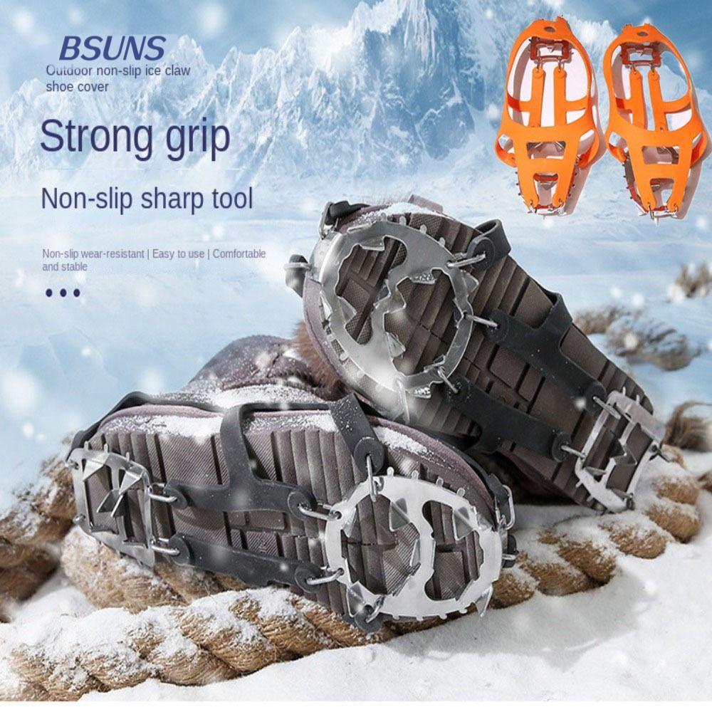 BSUNS Vỏ Bọc Đế Giày 18 Răng Chống Trượt Khi Leo Núi / Đi Tuyết