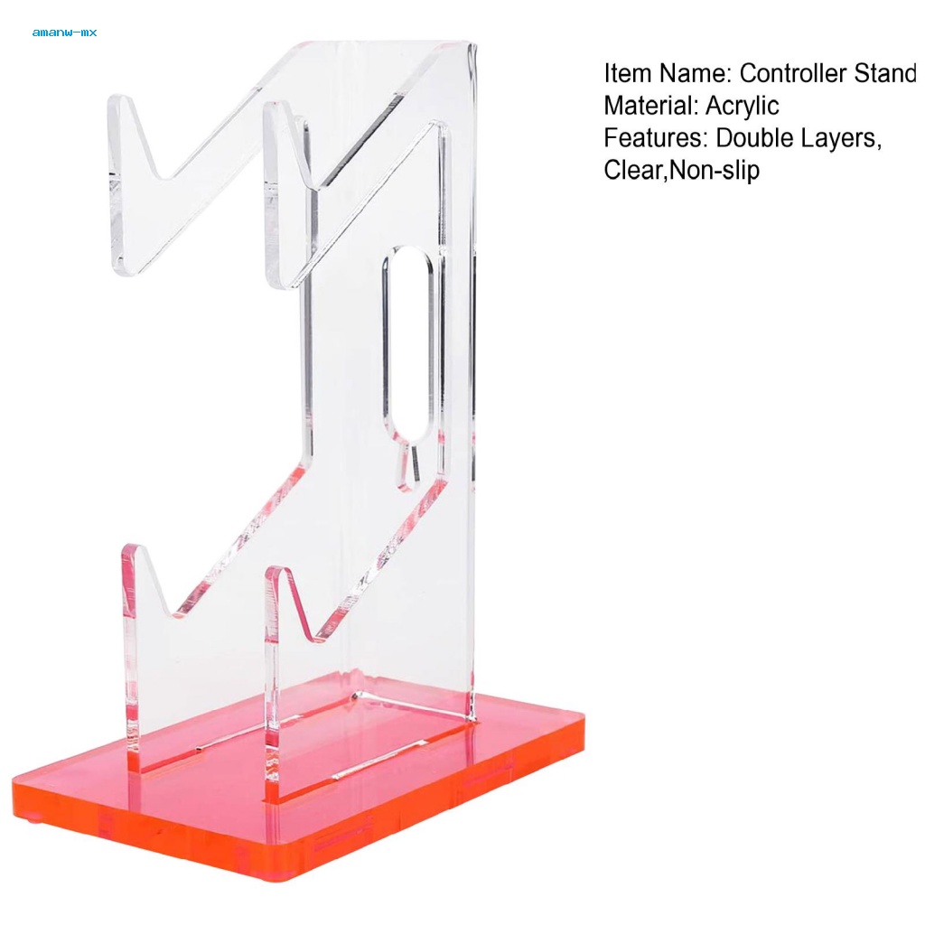 Giá Đỡ Tay Cầm Chơi Game Ps4 Hai Tầng Bằng Acrylic Chống Trượt Tiện Dụng