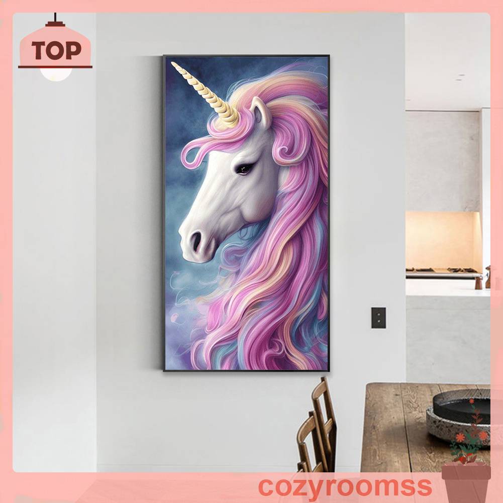 Tranh Đính Đá Kim Cương Toàn Bộ 5D DIY Hình Vẽ Kỳ Lân