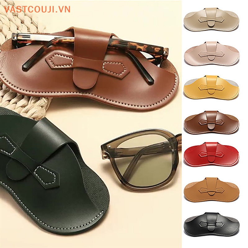Túi Đựng Mắt Kính Cầm Tay Bằng Da PU Nhẹ In Họa Tiết VASTJI