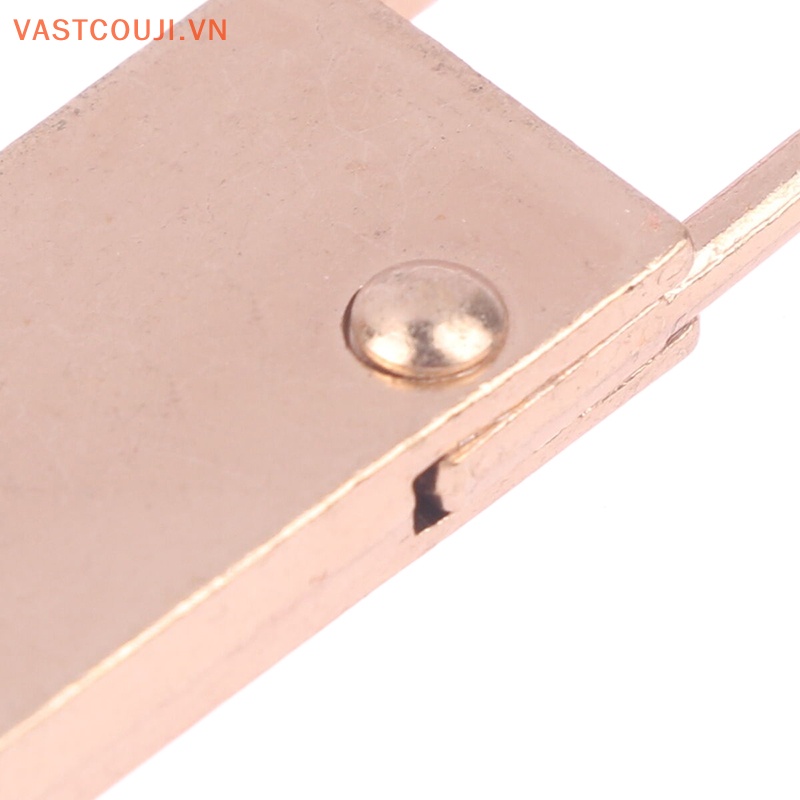 Bộ 2 Dây Khóa Kéo Kim Loại Gắn Túi Xách / Giày Bốt Không Cần Tháo Rời Tiện Dụng