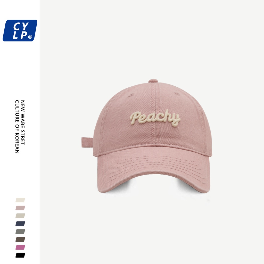 Mũ Lưỡi Trai Thêu Chữ Ba Chiều Thời Trang Hàn Quốc