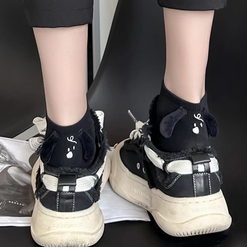Cặp Đôi Tất Hoạt Hình Đáng Yêu Tay Trong Tay Thoáng Khí Thoải Mái Tất Cho Nữ Cầm Tay Sock