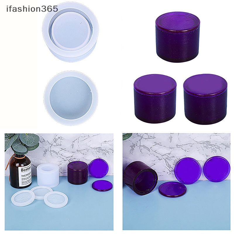 Khuôn Silicon Làm Nhẫn Resin Diy Có Nắp Đậy Tiện Lợi Dành Cho Làm Trang Sức