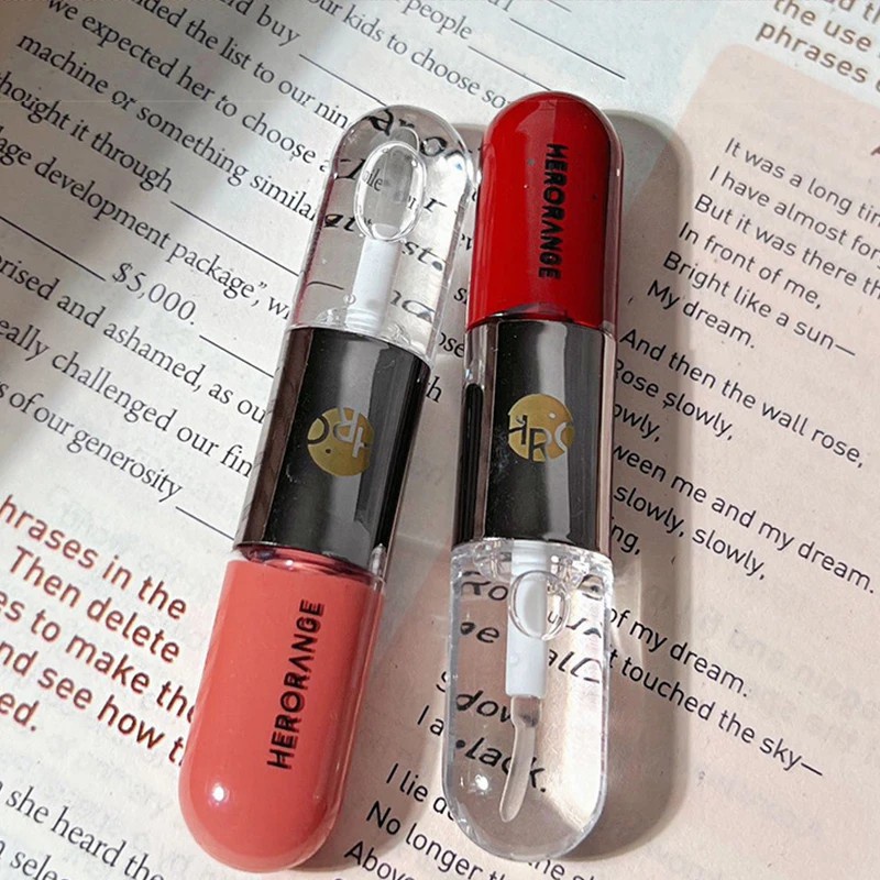 Son Môi 2 Trong 1 Chống Thấm Nước Lâu Trôi Dưỡng Ẩm Kết Cấu Nhung Mịn