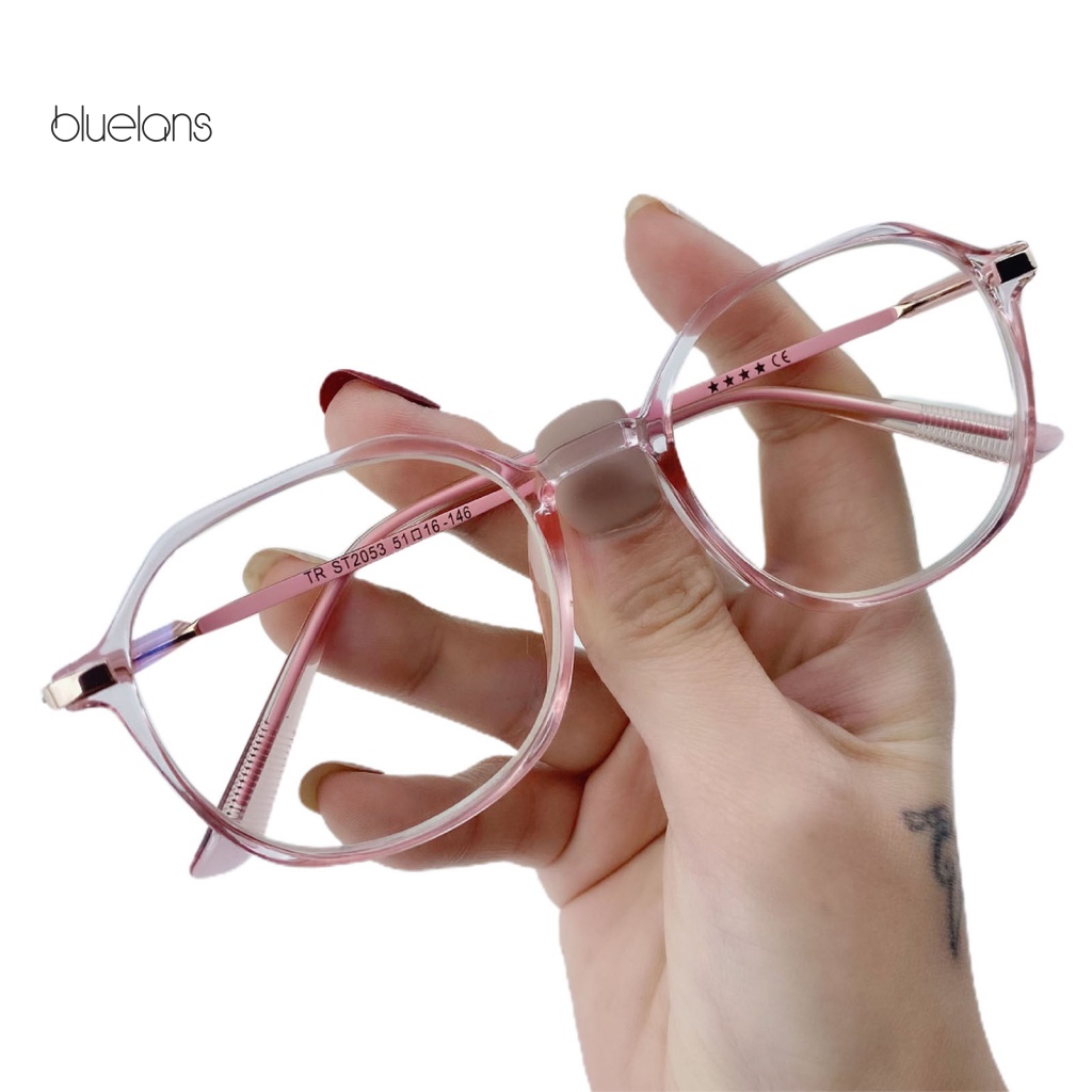 Kính Mát Gọng Đa Giác Chống Ánh Sáng Xanh Cho Cả Nam Và Nữ