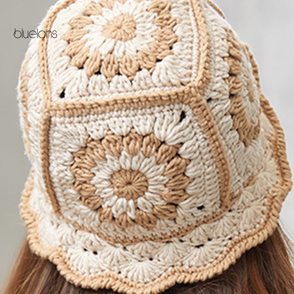 Mũ Dệt Kim Họa Tiết Hoa Rỗng Thân Thiện Với Da Chống Mài Mòn Thân Thiện Với Da Thích Hợp Cho Các Hoạt Động Ngoài Trời Cho Nữ
