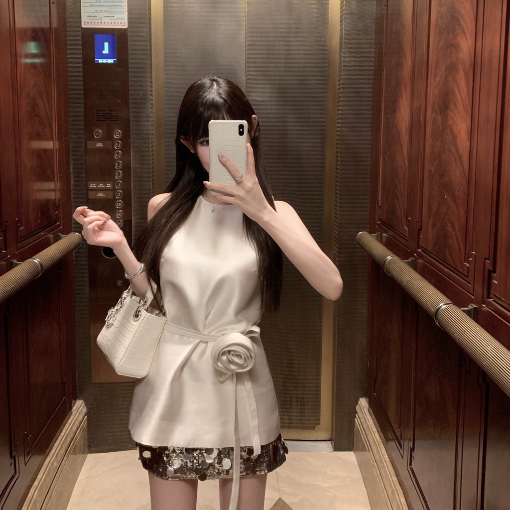 Áo Ba Chiều Bóng Phong Cách Hàn Quốc 2023  Thắt Lưng Ba Chiều Handmade