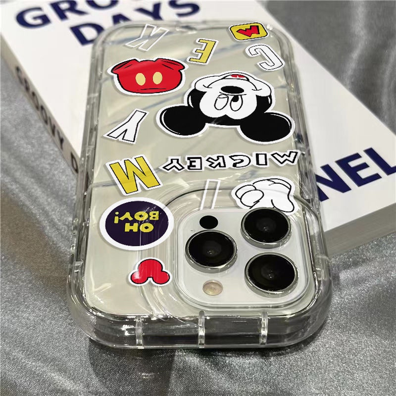 Ốp Điện Thoại Mềm Trong Suốt In Hình Mickey / sins13128 Dễ Thương Cho Iphone 14Promax 711 / / 8XIF