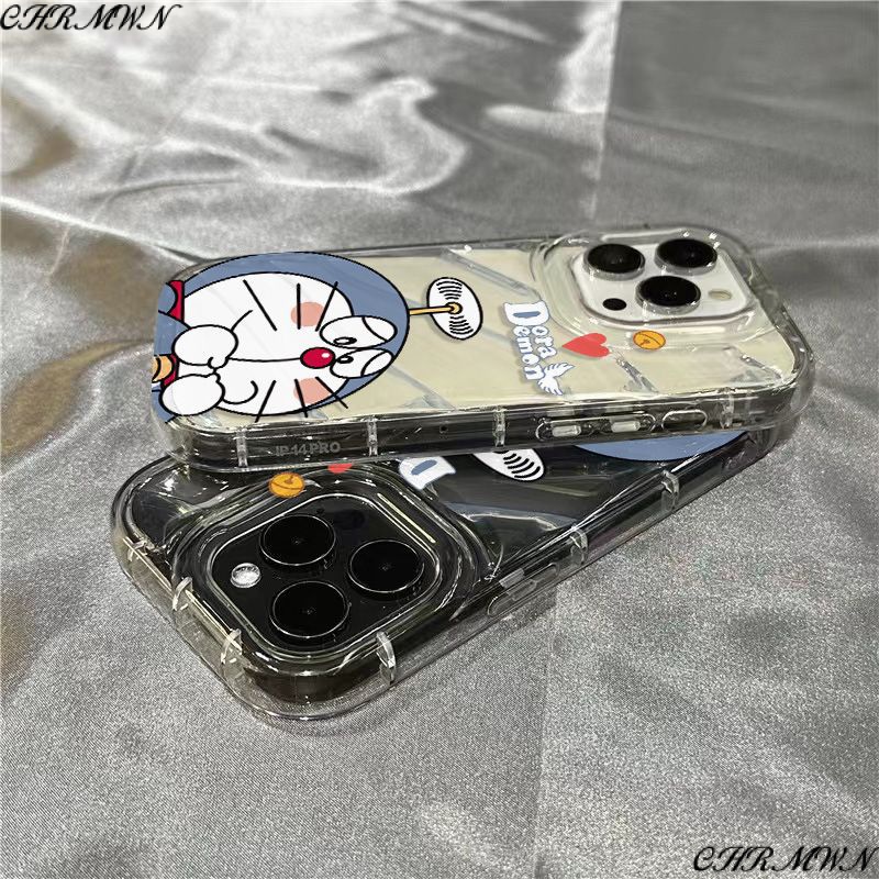 Ốp Điện Thoại Mềm Trong Suốt Hình Mèo Dễ Thương Cho iPhone14promax 1312 / 11 7 / 8plus xr / sins LI0A