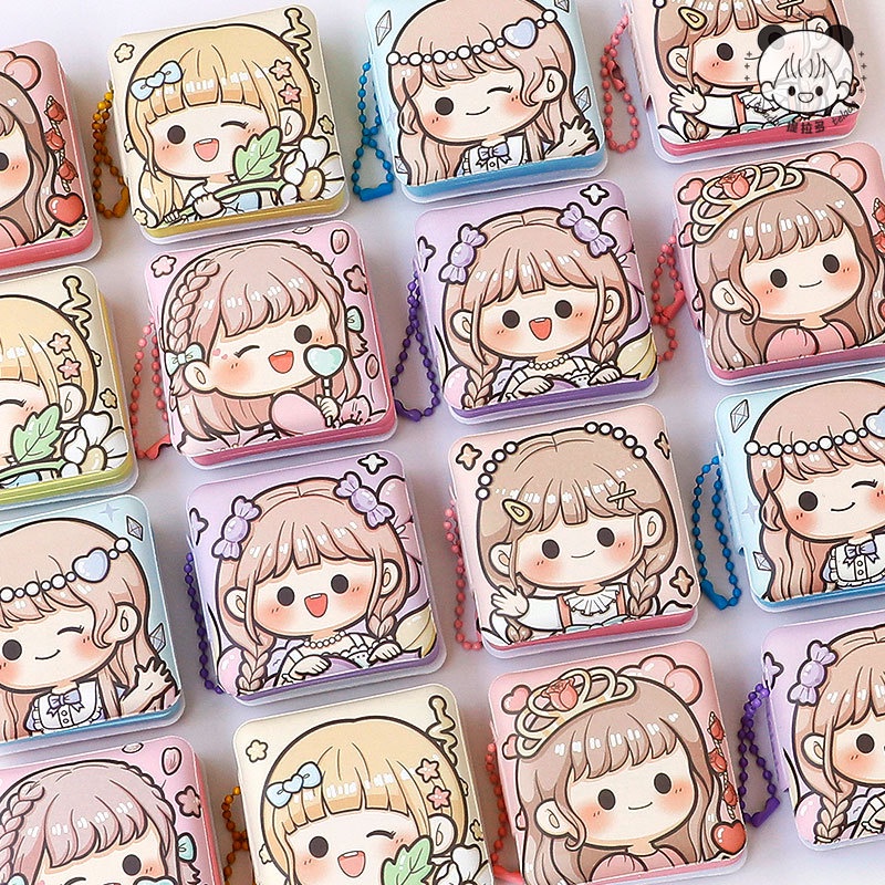 Telado（Giao hàng ngẫu nhiên） Giảm áp lực tiện lợi có thể xé nhỏ tài khoản tay Stickers Giá trị nhan sắc Kích thước nhỏ dính đánh dấu dán sổ tay