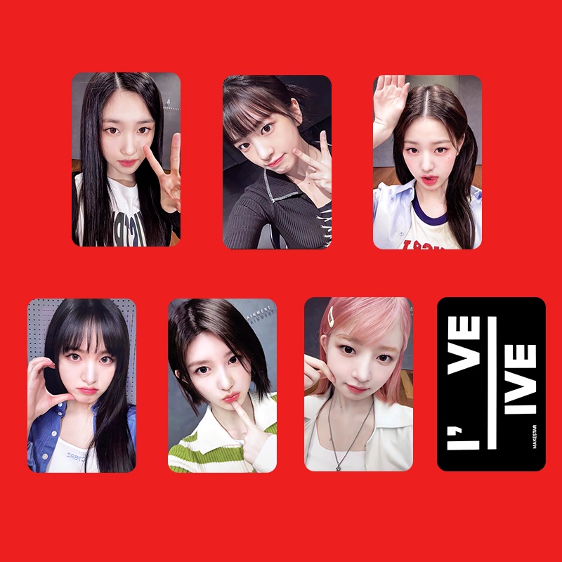 Set 6 Tấm Ảnh Lomo Card I 'Ve Kpop Nhật Bản Đặc Biệt Có Sẵn SX