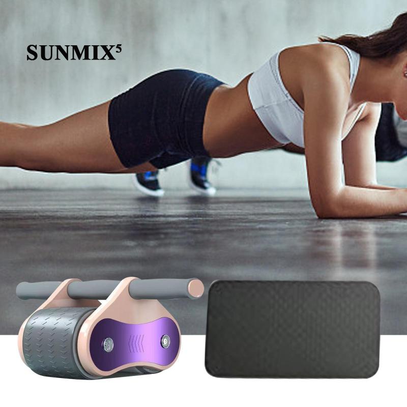 [Trend Sport] Dụng Cụ Tập Cơ Bụng Có Bánh Xe Đôi Tự Động Tăng Sức Mạnh