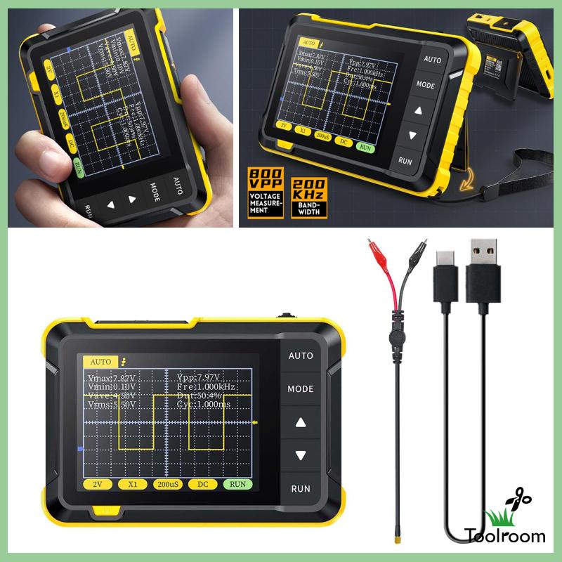 Máy Đo Dao Động Kỹ Thuật Số Cầm Tay 200KHz 400V Dùng Sửa Chữa Điện Tử DIY