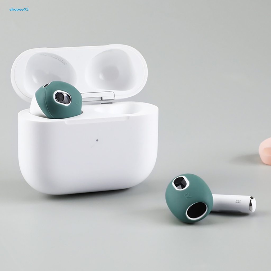 1 Cặp Đệm Tai Nghe Nhét Tai Không Dây Mềm Cách Âm Siêu Mỏng Thoải Mái Cho Airpods 3