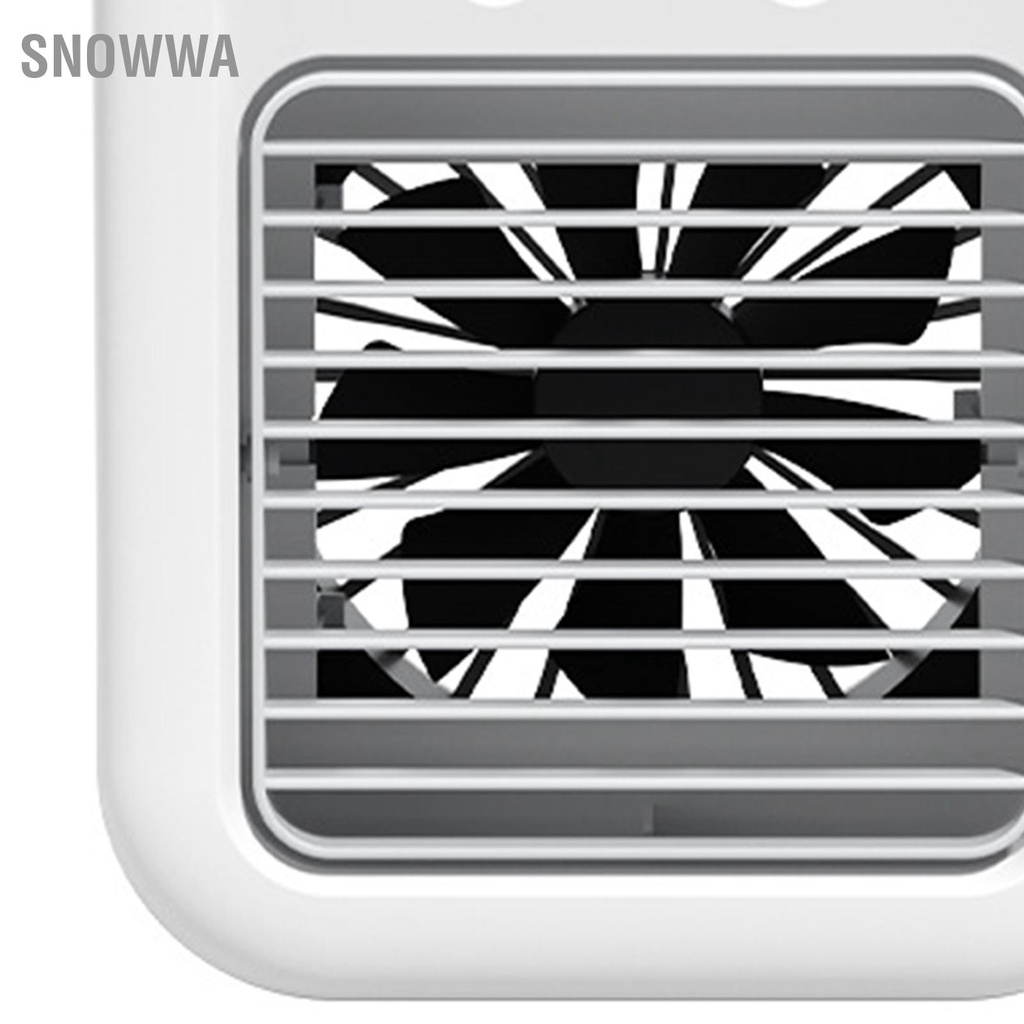 Snowwa Để Bàn Nước Làm Mát Mini 2 Tốc Độ Tạo Ẩm Không Khí Cho Gia Đình Phòng Ngủ Văn