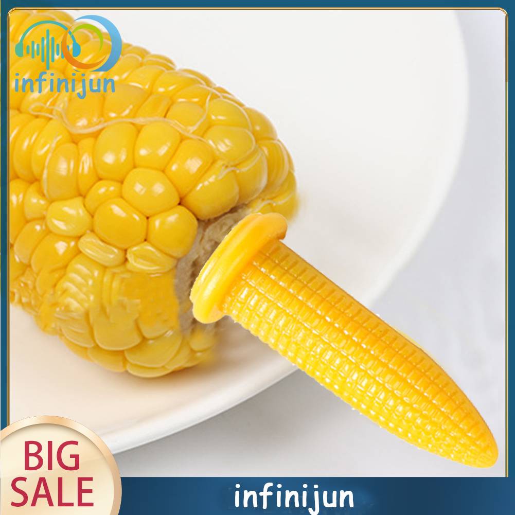 Set 10 Giá Đỡ Bắp Nướng BBQ Bằng Thép Không Gỉ