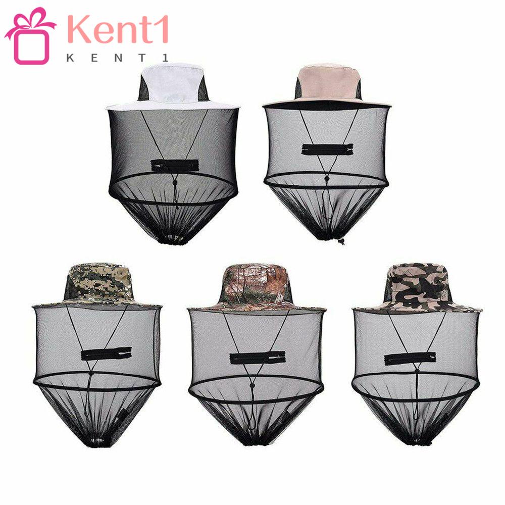 KENT1 Mũ Chống Nắng Phối Lưới Giấu Côn Trùng Bảo Vệ Khỏi Ong Đốt