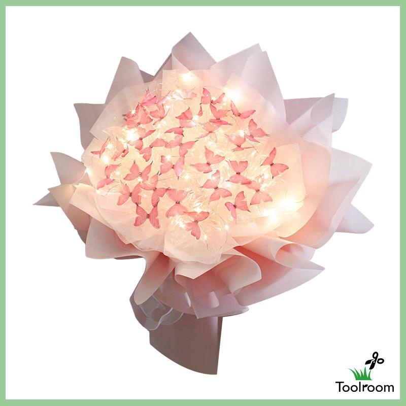 Túi Đựng Quà Họa Tiết Bươm Bướm / Hoa Xinh Xắn DIY