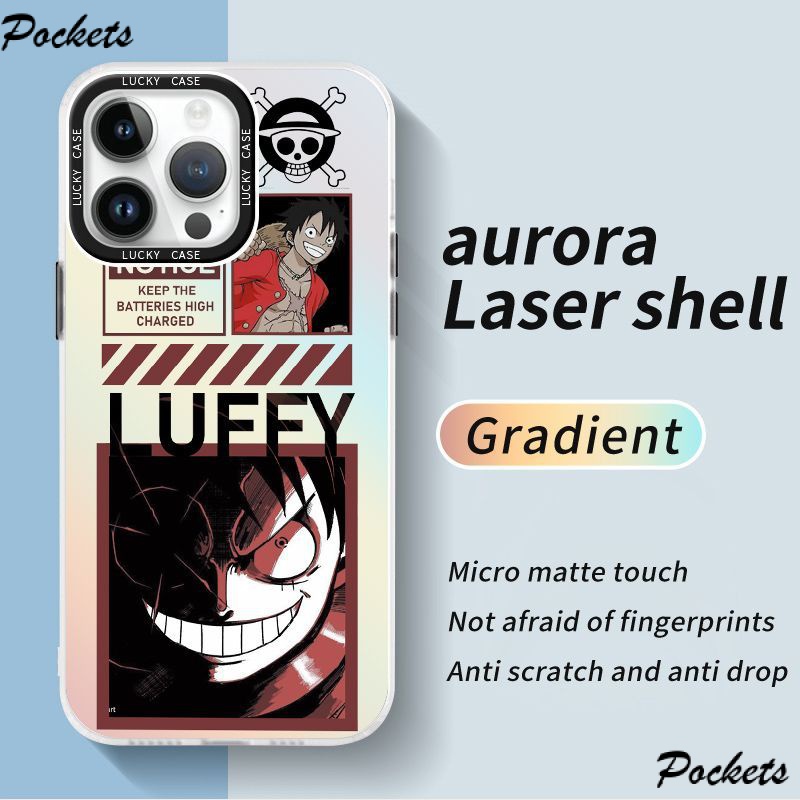 Ốp Điện Thoại IMD Màu Laser Họa Tiết Áp Phích Luffy Cho Iphone Xr12678Plus 1314 Vitality VQP6