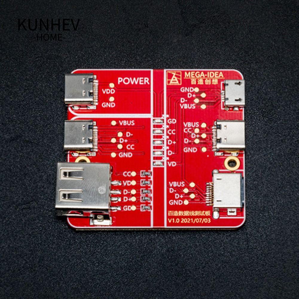 KUNHEV Dây Cáp USB Kiểm Tra Dữ Liệu 3 Trong 1 Cho Giao Diện iOS
